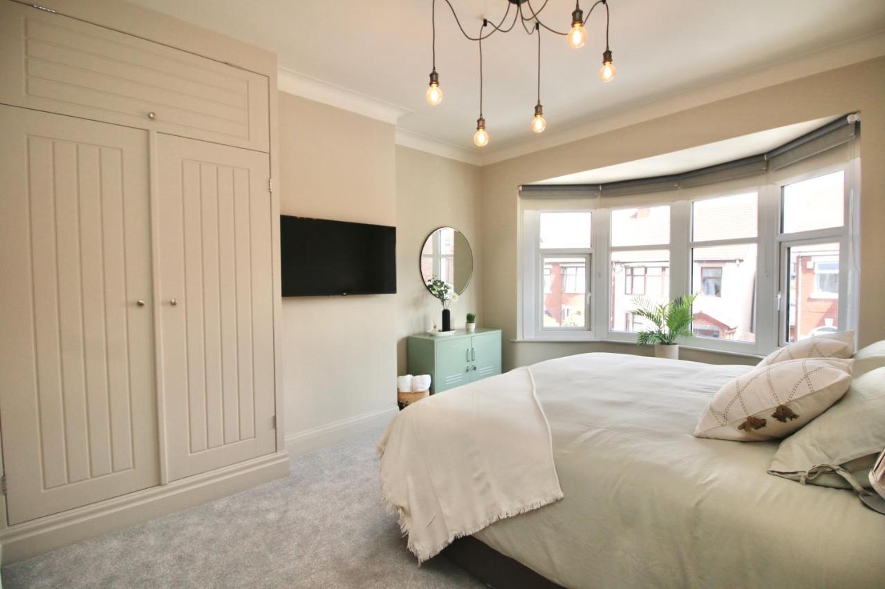 Xxhot Tubxx 4Bed Semi, Sleeps 8, 2 Bathrooms Blackpool Exteriér fotografie